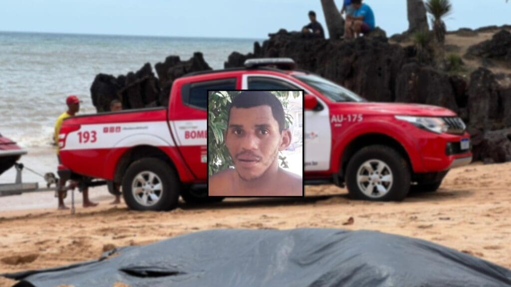 Corpo de Bombeiros encontram corpo de jovem desaparecido em Praia de Carapebus