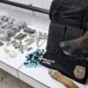 Polícia Militar realiza grande apreensão de drogas com auxílio do cão Apollo.