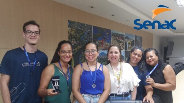 Alunos do SENAC conquistaram o primeiro lugar na 1ª lugar na Semana Municipal de Tecnologia da Serra.