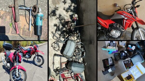 Polícia Civil e Guarda da Serra fazem operação conjunta contra desmanche de motos