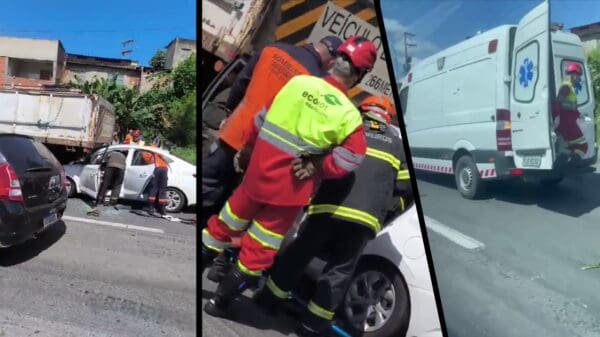 Homem fica preso nas ferragens após grave acidente com carreta em Planalto Serrano