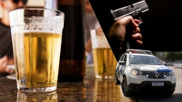 Assaltantes armados depenam clientes em bar da Serra