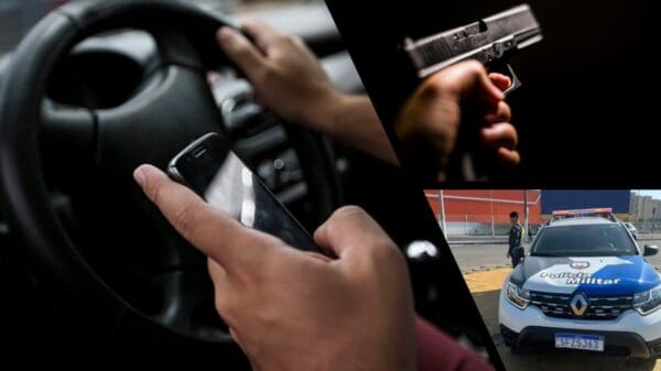 Assaltantes se passam por passageiros e roubam motorista de aplicativo na Serra.