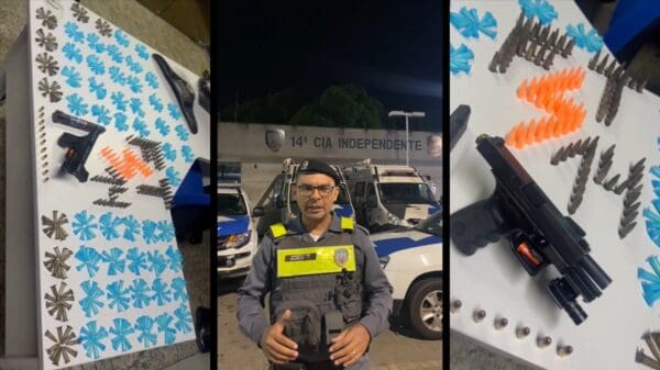 Polícia Militar arrocha gerente do tráfico em Nova Almeida e encontra mais 700 pinos de cocaína