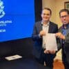 Marcelo Santos e Lorenzo Pazolini assinam termo de colaboração para a TV ALES