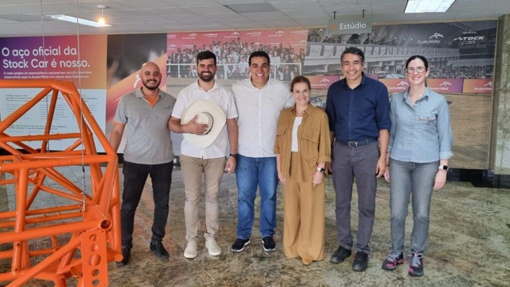 Erick Musso e Pablo Muribeca visitam unidade da ArcelorMittal na Serra