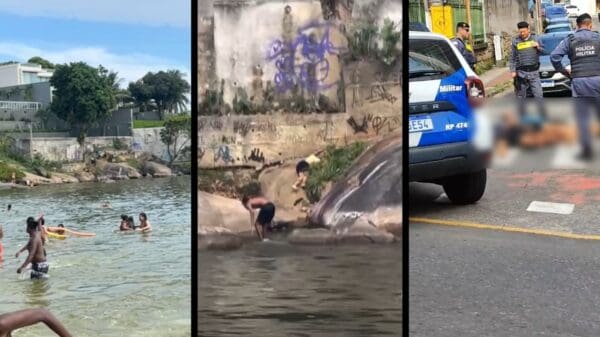 Vídeo: Jovem da Serra é executado a tiros na frente de banhistas na Ilha do Frade