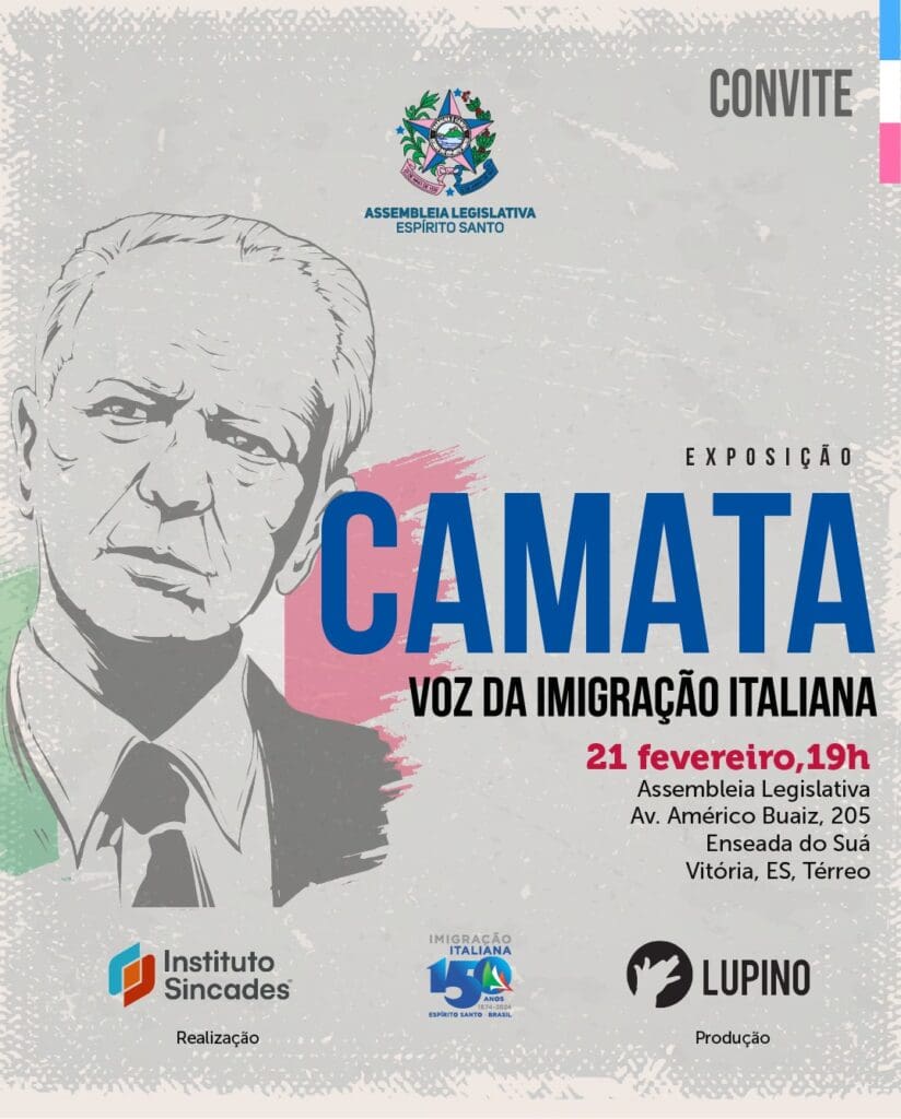 ALES celebra 150 anos da imigração italiana com exposição: Camata - A Voz da Imigração Italiana