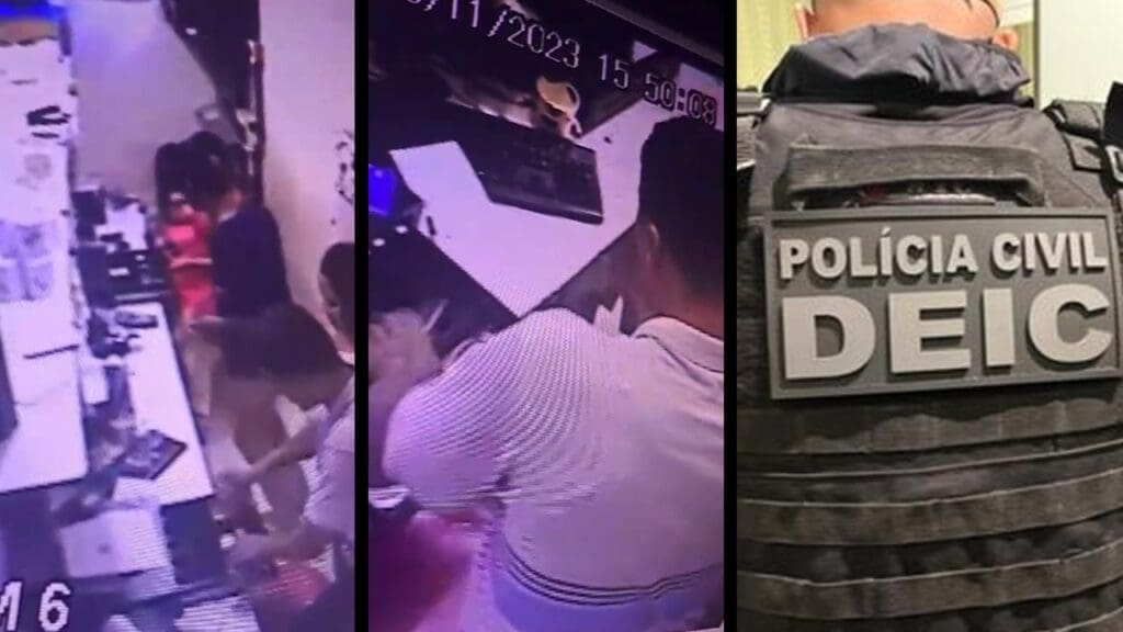 Polícia Civil divulga a prisão de funcionaria que arquitetou roubo milionário a casa lotérica na Serra.