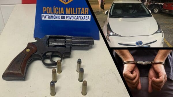 Polícia Militar recupera carro tomado de assalto e prende dois ladrões na Serra.