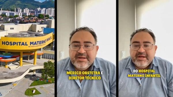 Imagens do Diretor do Hospital Materno Infantil da Serra