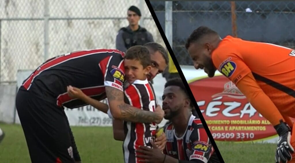 Imagens da transmissão entre Serra FC x Estrela do Norte