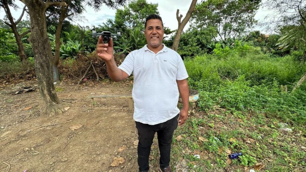 Paulinho do Churrasquinho e o drone