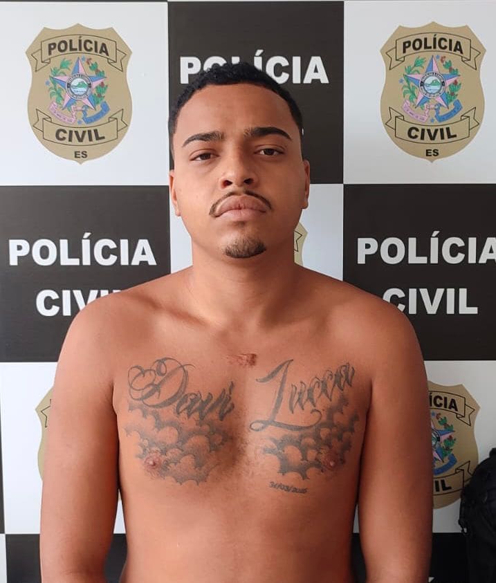 Foto de um dos criminosos que cometeram o homicídio, Gabriel de Souza Lacerda.