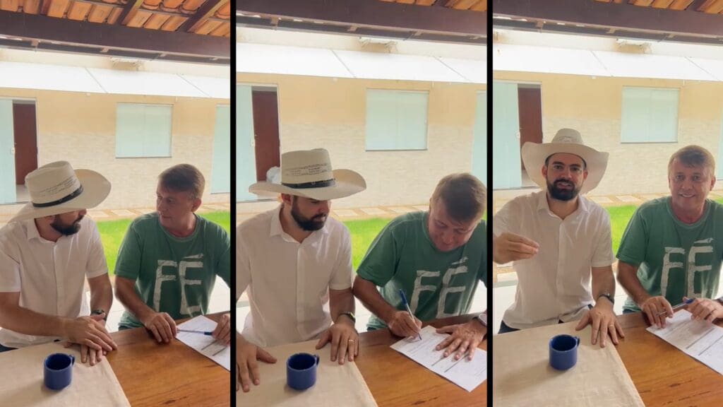 Vídeo: Rodrigo Caldeira se filia ao Republicanos e declara apoio a Pablo Muribeca para prefeito da Serra