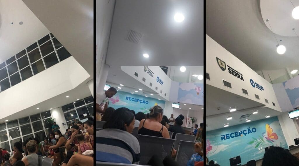 Imagens internas do Hospital Infantil da Serra