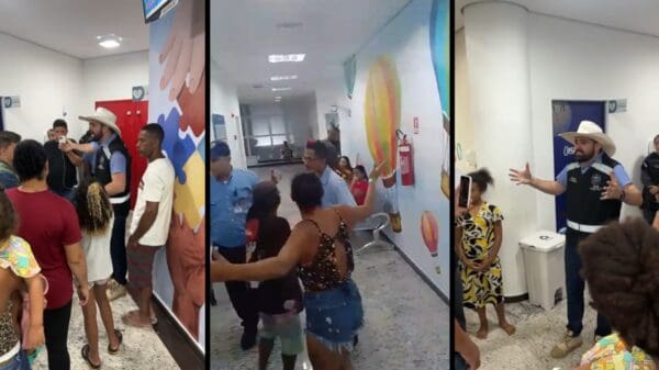 Imagens internas do Hospital Infantil da Serra