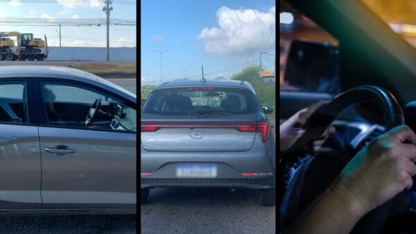 Motorista de app dorme no volante e assusta passageiros na Serra.