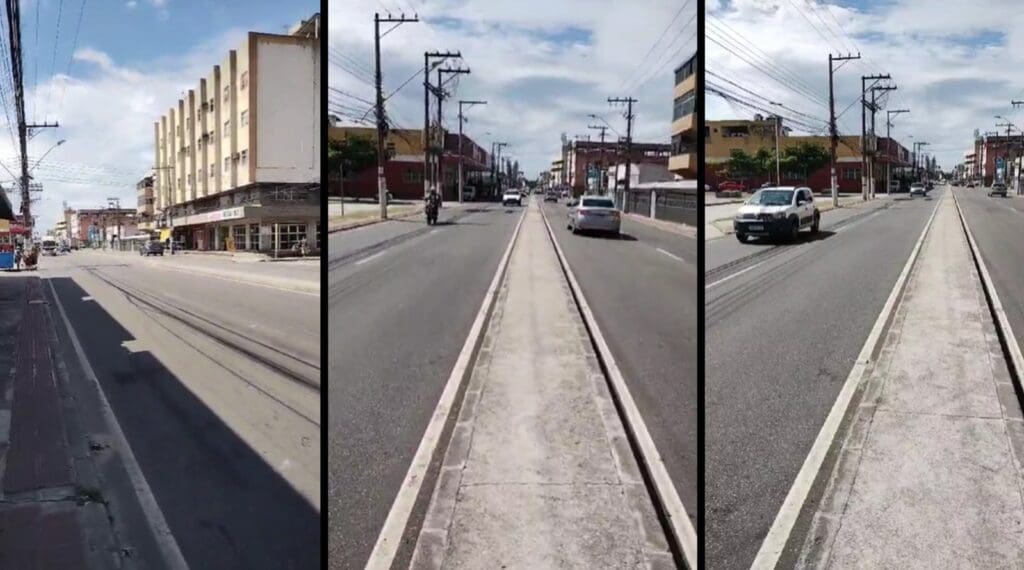 Imagens da Avenida Abdo Saad em Estância Monazítica