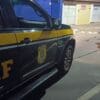 PRF apreende veículo roubado na Bahia durante perseguição na Serra.