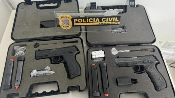 Polícia Civil prende na Serra sujeito acusado de furtar sete armas de delegacia em Vitória