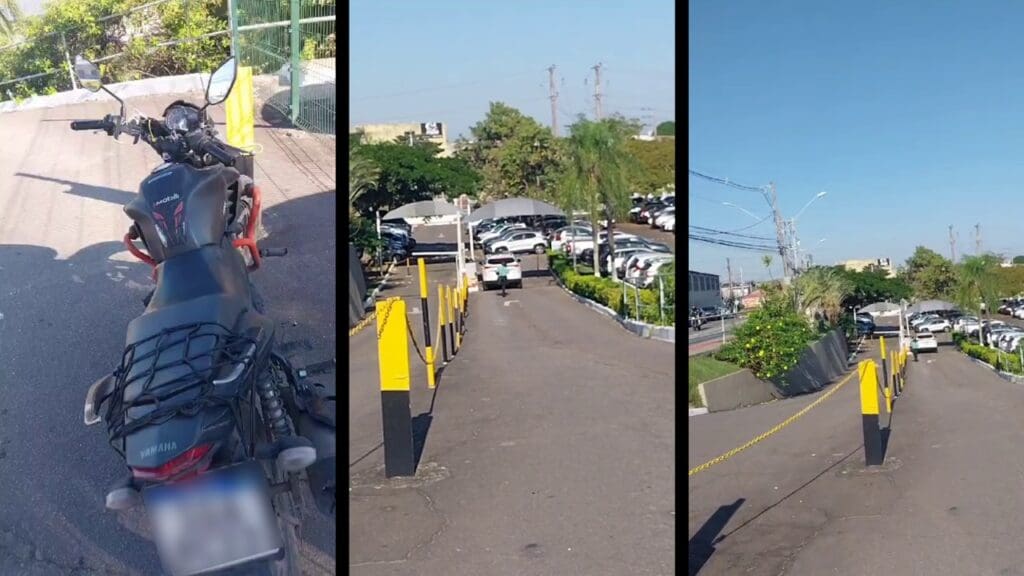 Motocicleta de aplicativo é ofendido e tem capacete roubado por passageira na Serra.