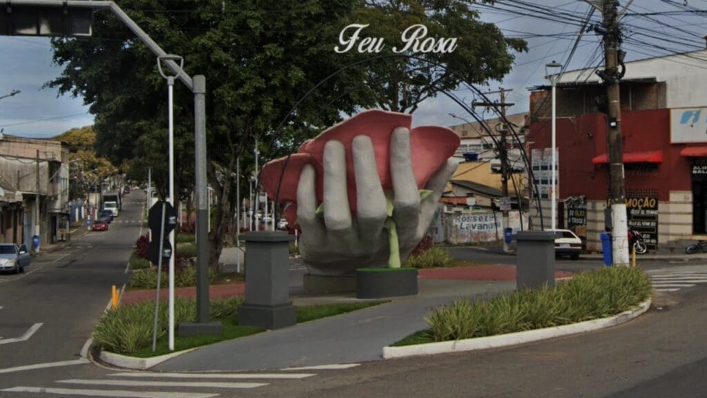 Entrada do bairro Feu Rosa, na Serra-ES