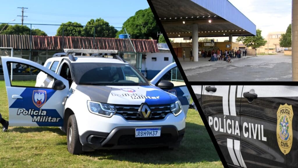 Treta em frente a terminal de ônibus termina com jovem esfaqueado na Serra.