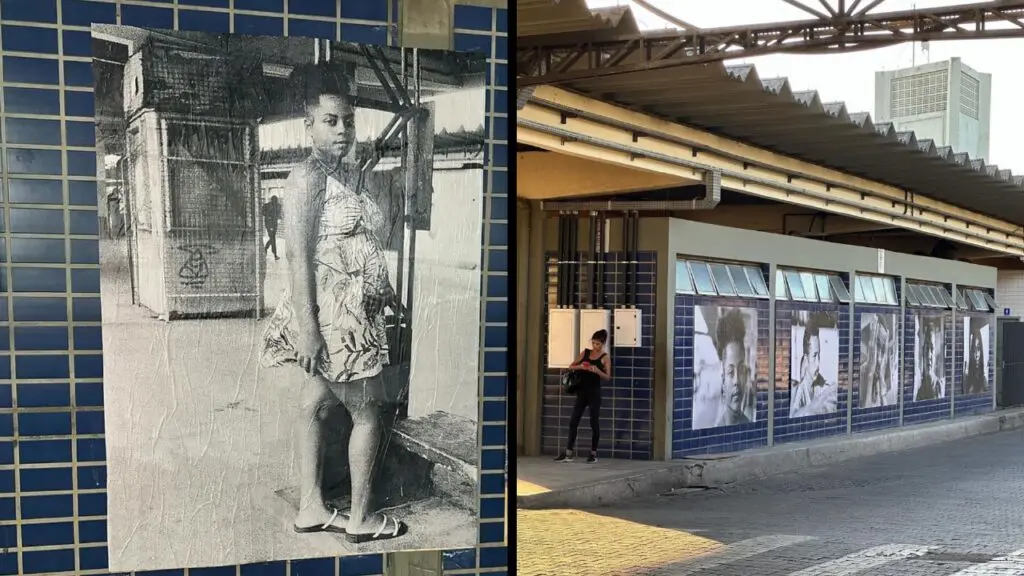 Está rolando na Serra exposição de fotos em terminais de ônibus.