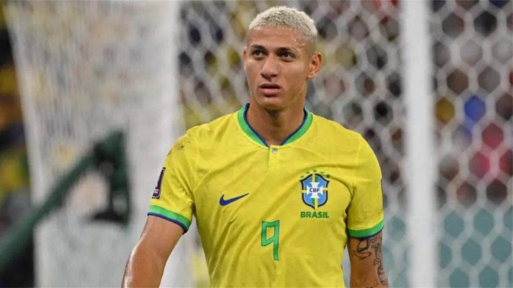 Richarlison em campo pela Seleção Brasileira