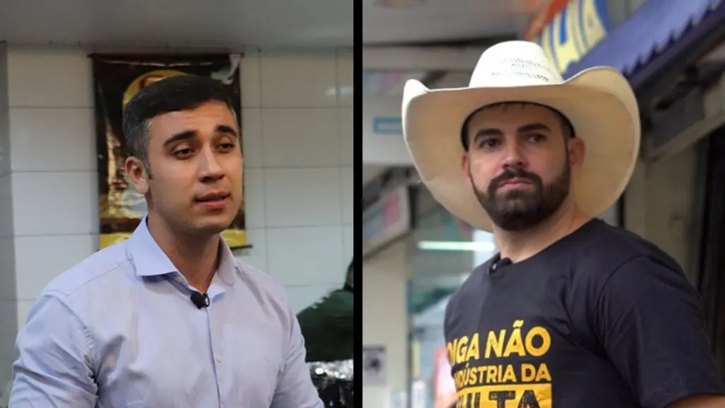 Candidatos a prefeito da Serra; Weverson Meireles e Pablo Muribeca