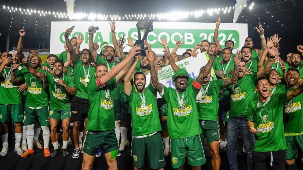 Porto Vitória campeão da Copa Espírito Santo 2024 - (Foto: Henrique Montovanelli/FES)