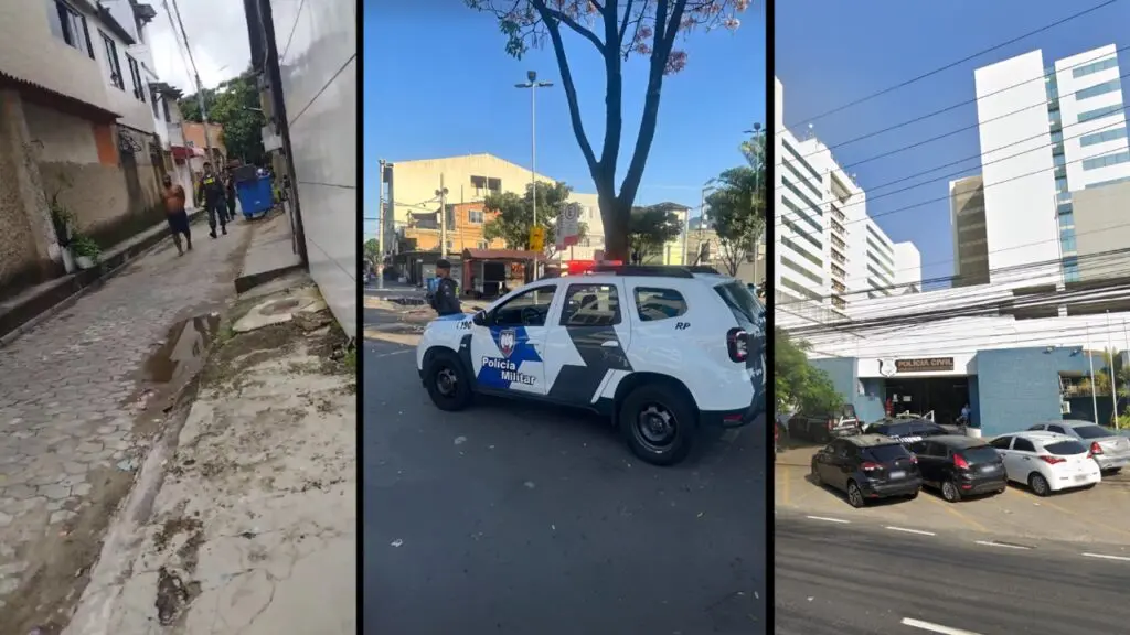 Tio agride sobrinha com facão e é preso na Serra.