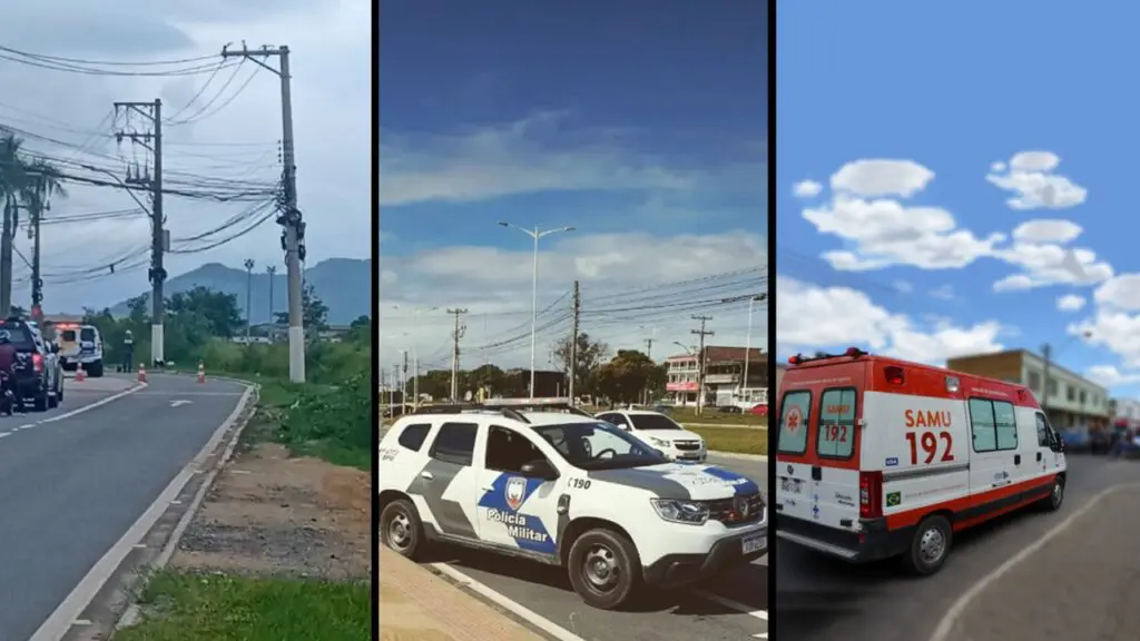 Motociclista sem habilitação morre após bater em um poste de energia na Serra