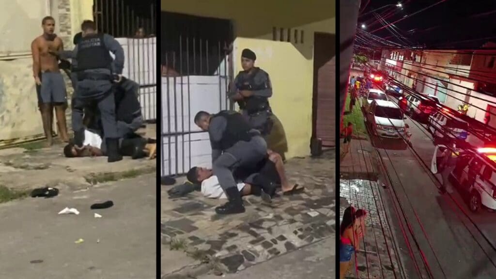 Vídeo: Abordagem policial termina em confusão com dois jovens detidos em Jacaraípe