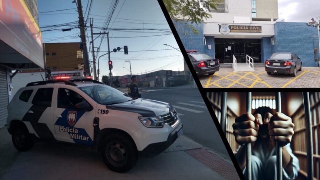 Polícia Militar prende filho que ameaçou a própria mãe com um espeto de churrasco na Serra.