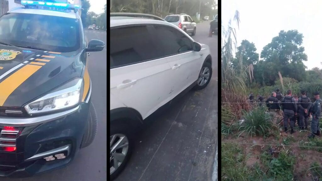 PRF apreende carro clonado após perseguição alucinante na Serra
