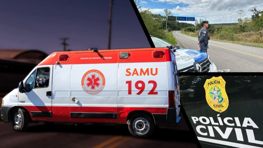 Motorista perde o controle capota e morre após ser lançado para fora do veículo durante acidente na Serra