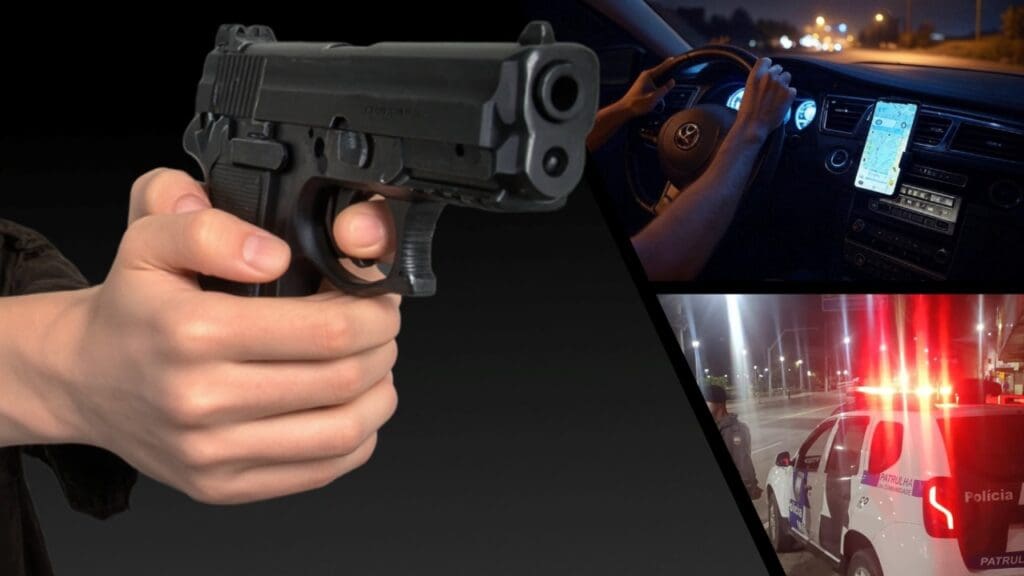 Motorista de aplicativo é sequestrado por assaltantes armados em Jacaraípe.