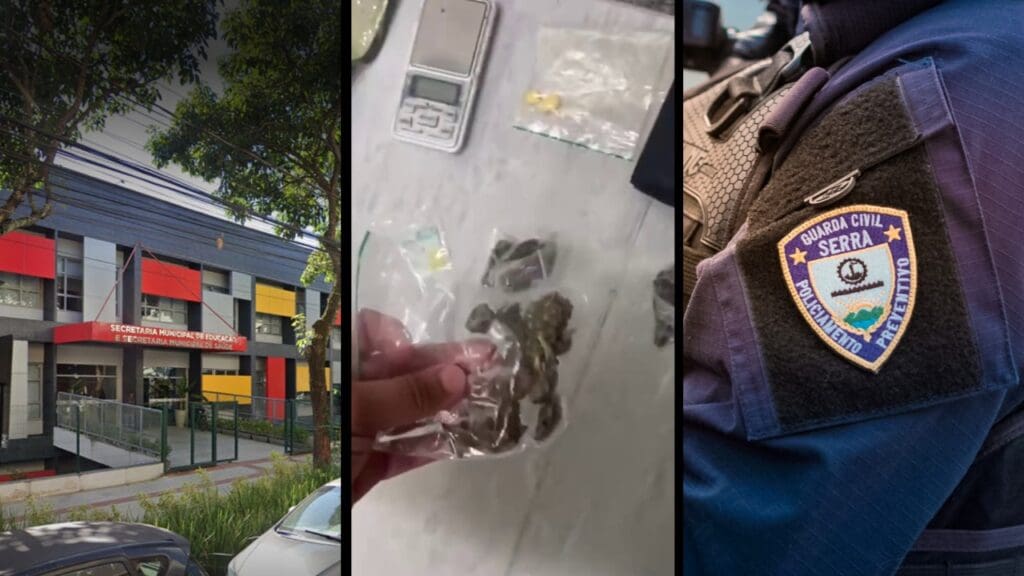 Funcionário terceirizado é preso com drogas na Secretaria Municipal de Saúde da Serra
