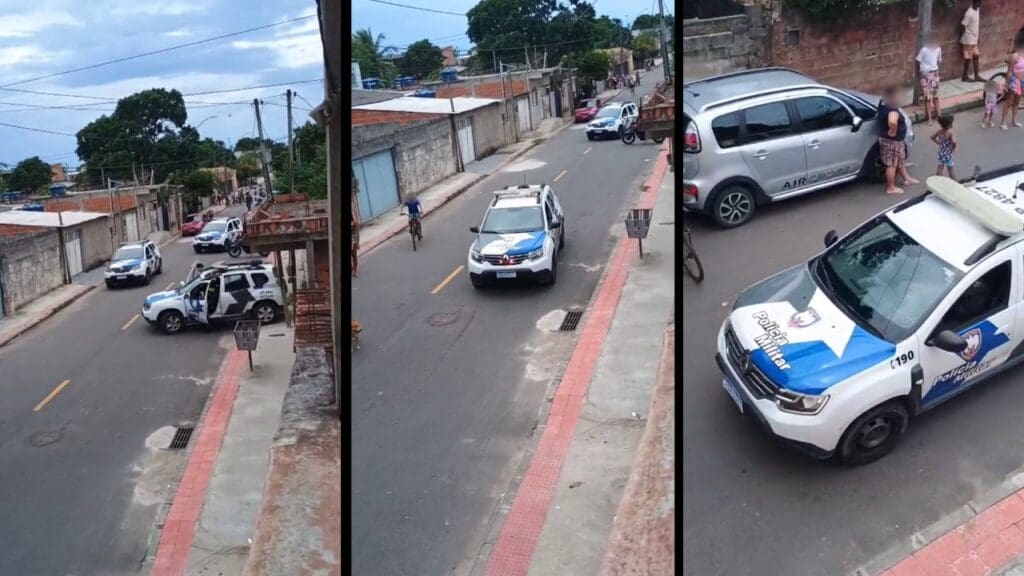 Polícia Militar arrocha suspeitos e apreende adolescentes e drogas na Serra.