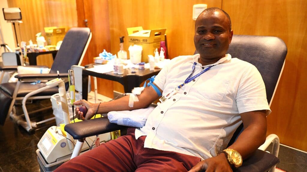 ALES promove campanha de doação de sangue em parceria com o Hemoes ALES promove campanha de doação de sangue em parceria com o Hemoes