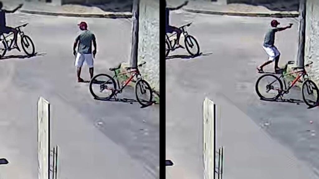 Guerra do Tráfico: câmeras flagram traficantes em ataque que deixou garota baleada em Jacaraípe Imagens dos traficantes disparando na esquina das ruas Quatorze e Guaicurus no Bairro Das Laranjeiras, em Jacaraípe.