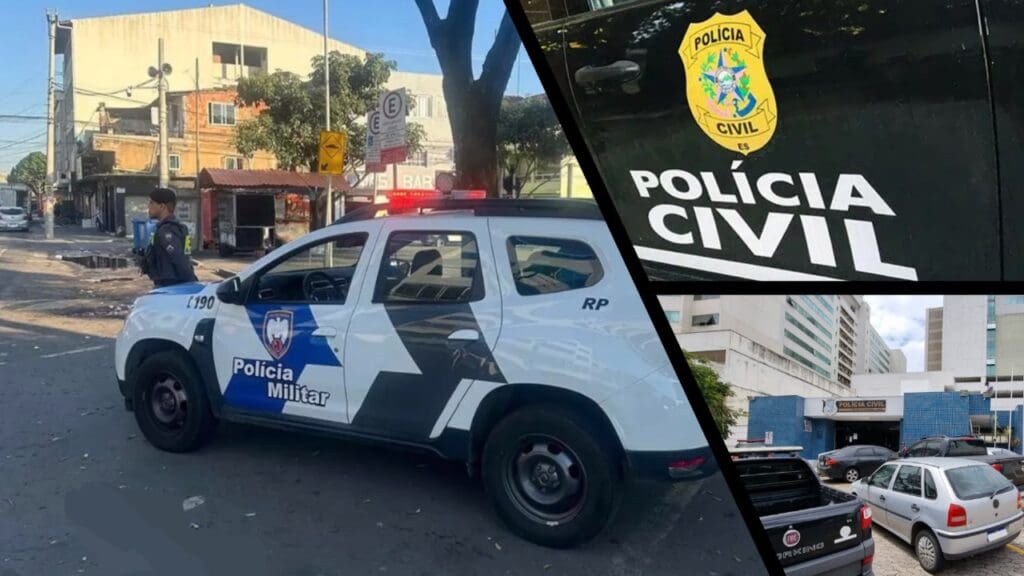 Mulher é esfaqueada em ponto de ônibus durante assalto na Serra Mulher é esfaqueada durante assalto na Serra