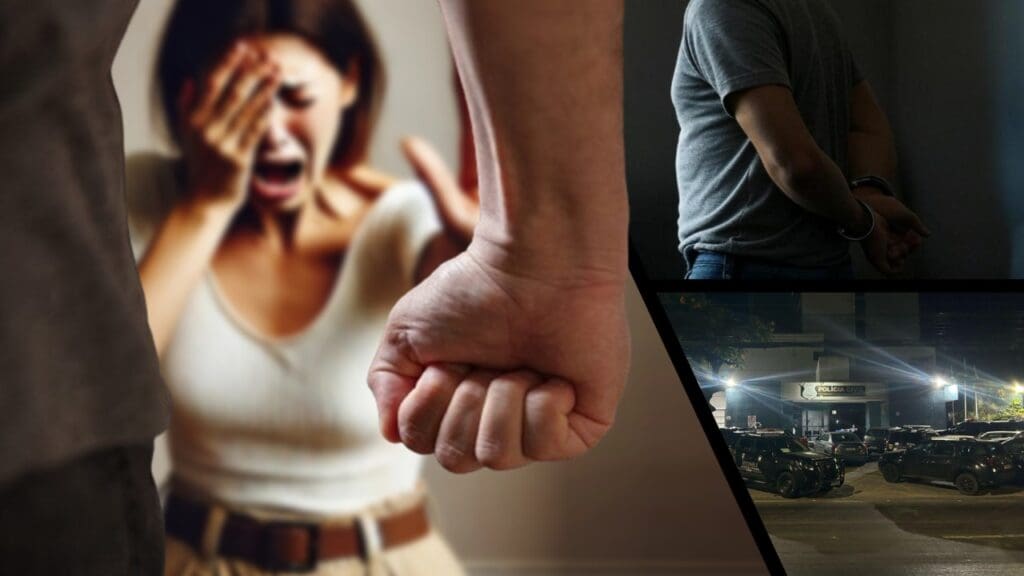 Homem é preso após agredir companheira que voltou embriagada para casa na Serra