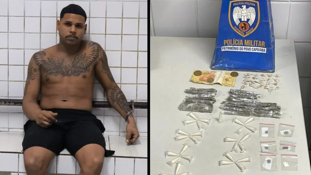 Vídeo: chefe do tráfico é encontrado escondido no forro após ataque em Central Carapina Daniel de Oliveira da Silva