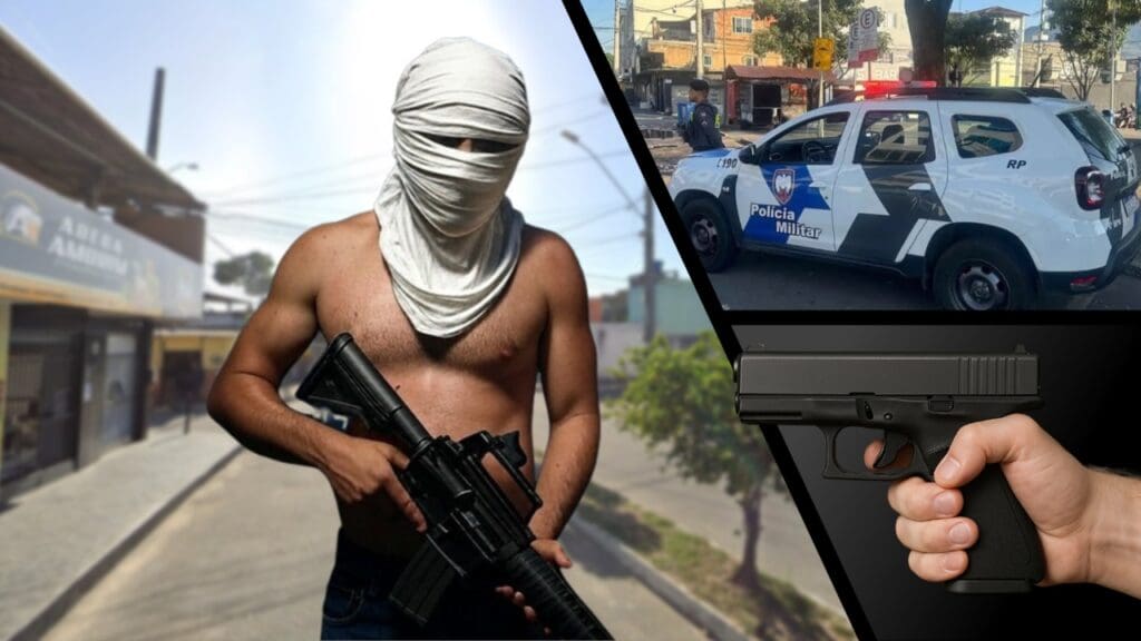 Ataque de traficantes causa pânico e deixa adolescente baleado em Jacaraípe