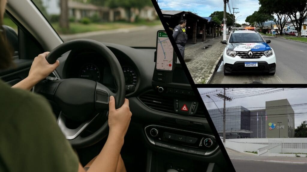 Motorista de aplicativo é salva durante assalto na Serra