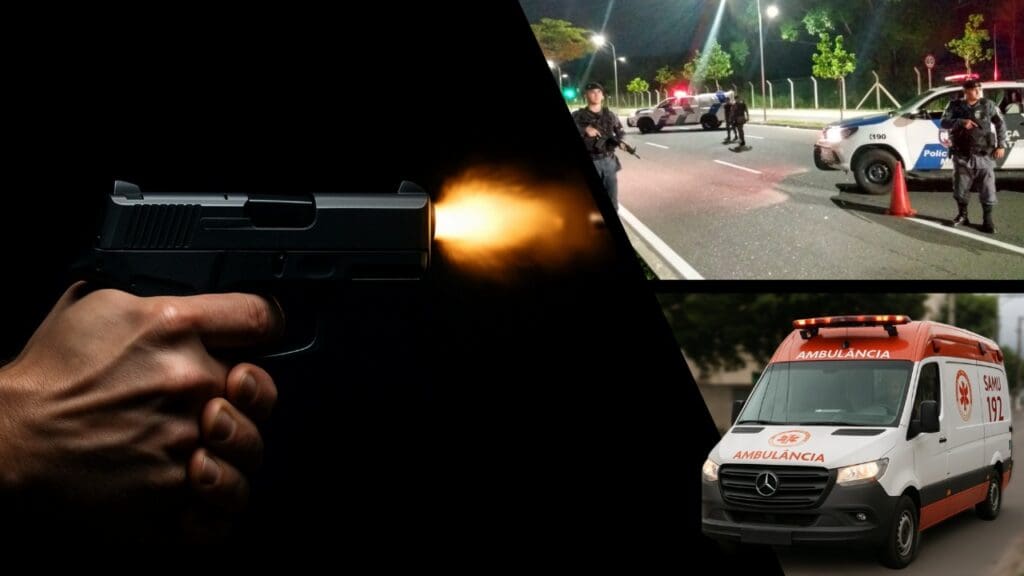 Tiroteio frenético termina com suspeito baleado e grande apreensão de drogas em Planalto Serrano Confronto entre traficantes e PM termina com suspeito baleado