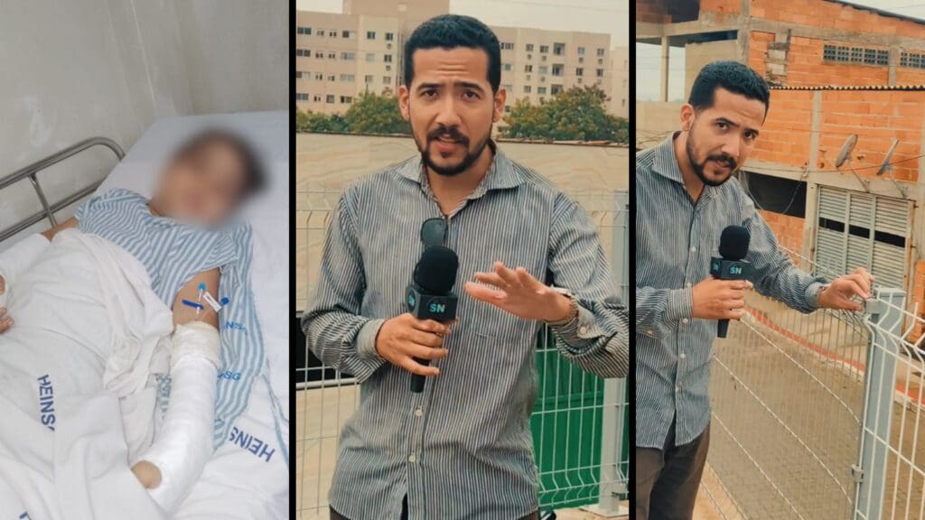 Menino fica gravemente ferido após cair de mais de 2 metros em uma praça na Serra Criança sofre acidente em praça pública na Serra após queda de grade de contenção e família cobra assistência da prefeitura